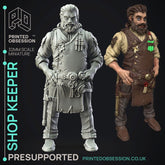 Shop Keeper 3D-printed model
